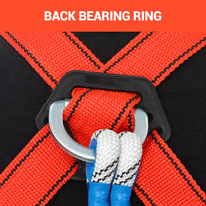 Safety Harness for Work in Height with 2M Safety Rope Belt Carabiner Outdoor Climbing Industrial Full Body Security Protection