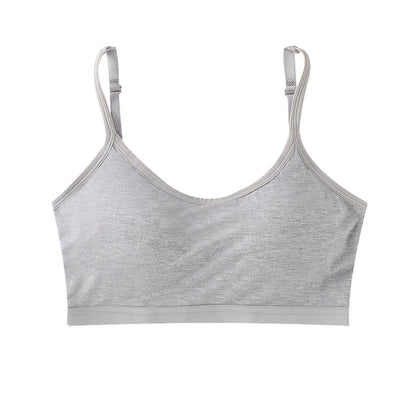 Kids Bras Young Girls Underwear Teenage Training Bras Cotton Kids Brassiere Tube Tops Girl's Sport Bras 10-18 Years