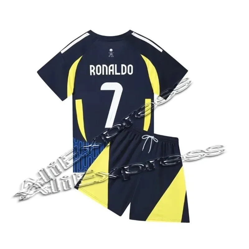 2025 summer new children's sports set to men's and women's sports clothing men's and women's soccer set leisure children's sport