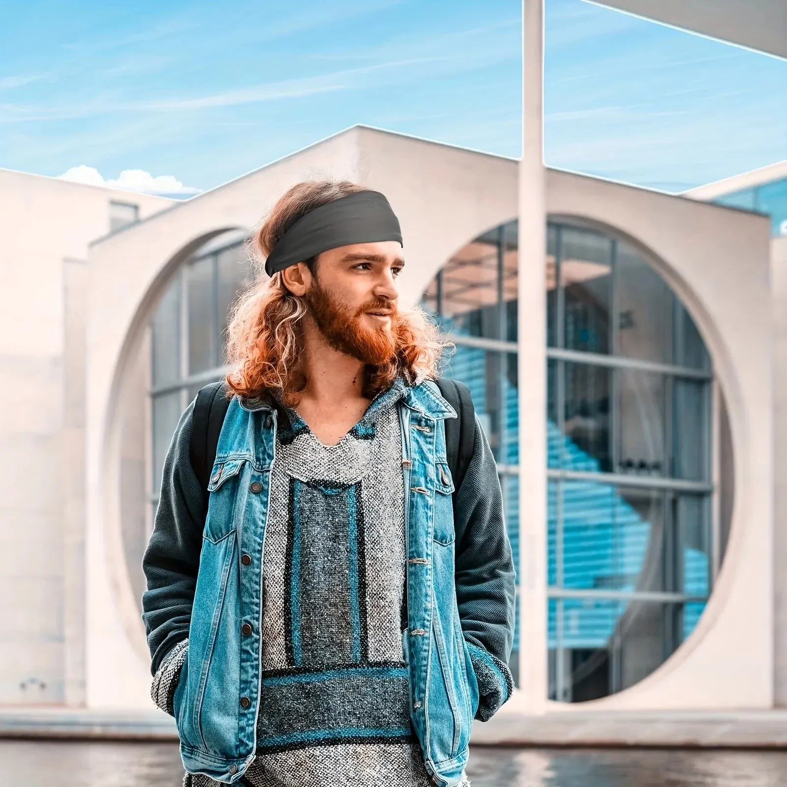 2 Pairs Sport Anti Sweat Hairband Running Fitness Forehead Protector Spring Summer Outdoor Headband