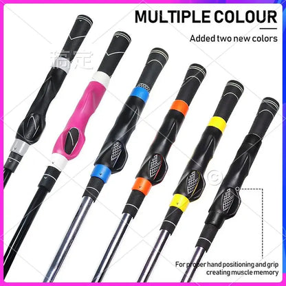 AUU-Golf Grip Training Aid Golf Club Handle For Swing Grip Trainer Left Right Hand Practice Aid