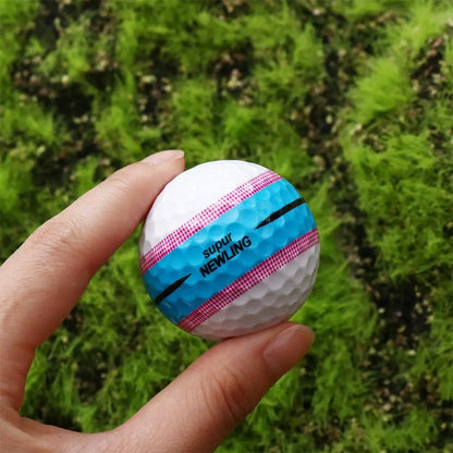 360 ° Aiming Golf Balls Three Layer Purple Golf Three Layer Ball Green Dark Blue Super Long Distance Golf Ball
