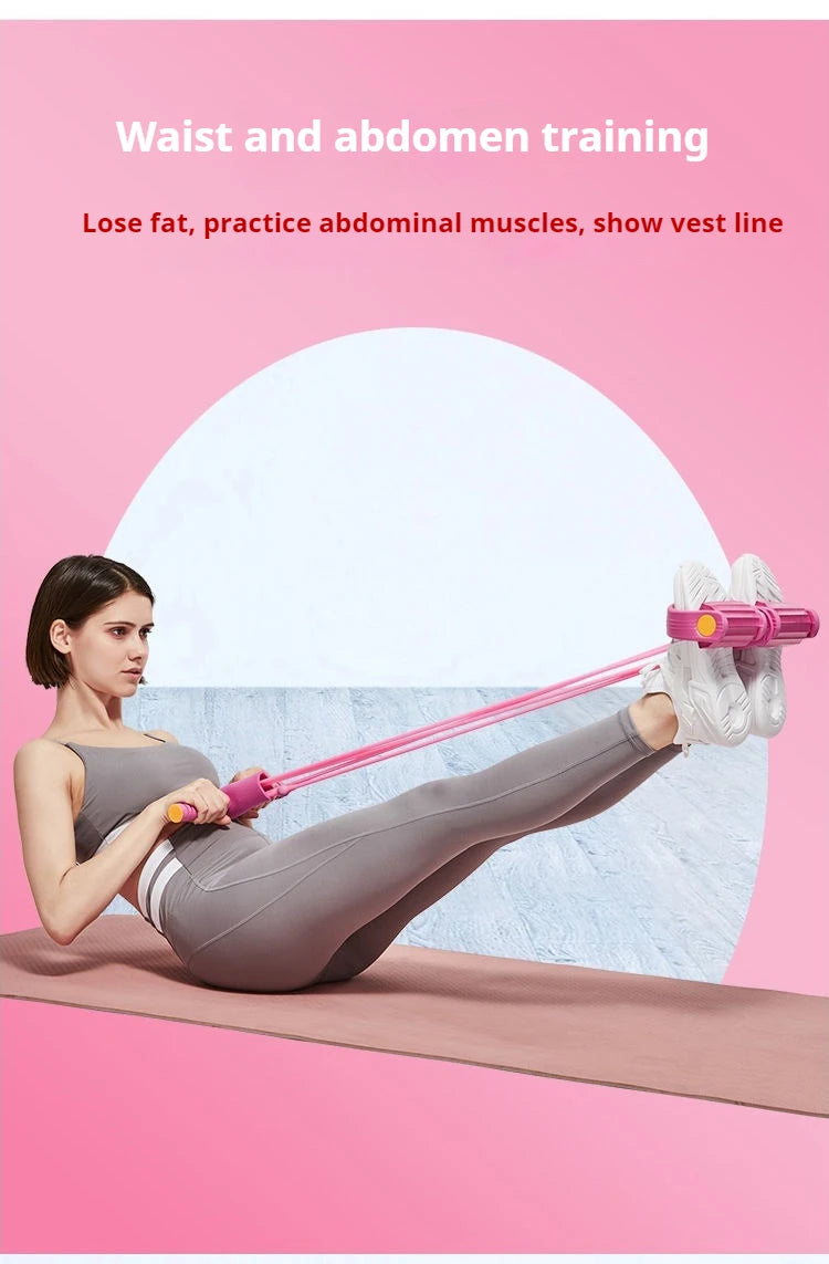 Multifunction Tension Rope Resistance Band – Elastic Pedal Puller