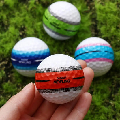 360 ° Aiming Golf Balls Three Layer Purple Golf Three Layer Ball Green Dark Blue Super Long Distance Golf Ball
