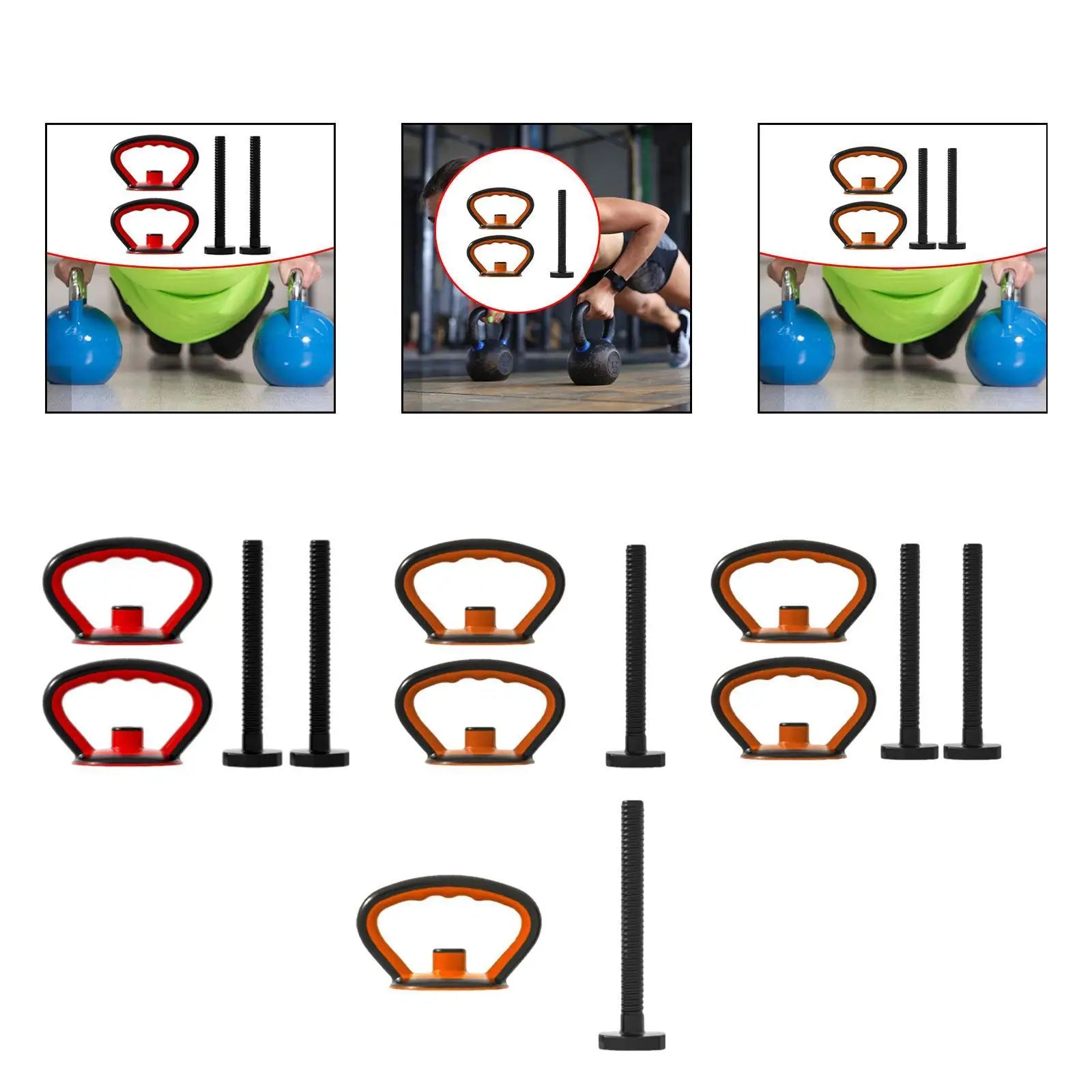 Kettlebell Handle Kettlebell Push up Dumbbells Grip Kettlebell Grip for Fitness Equipment Indoor Bodybuilding Gym Bag Gym