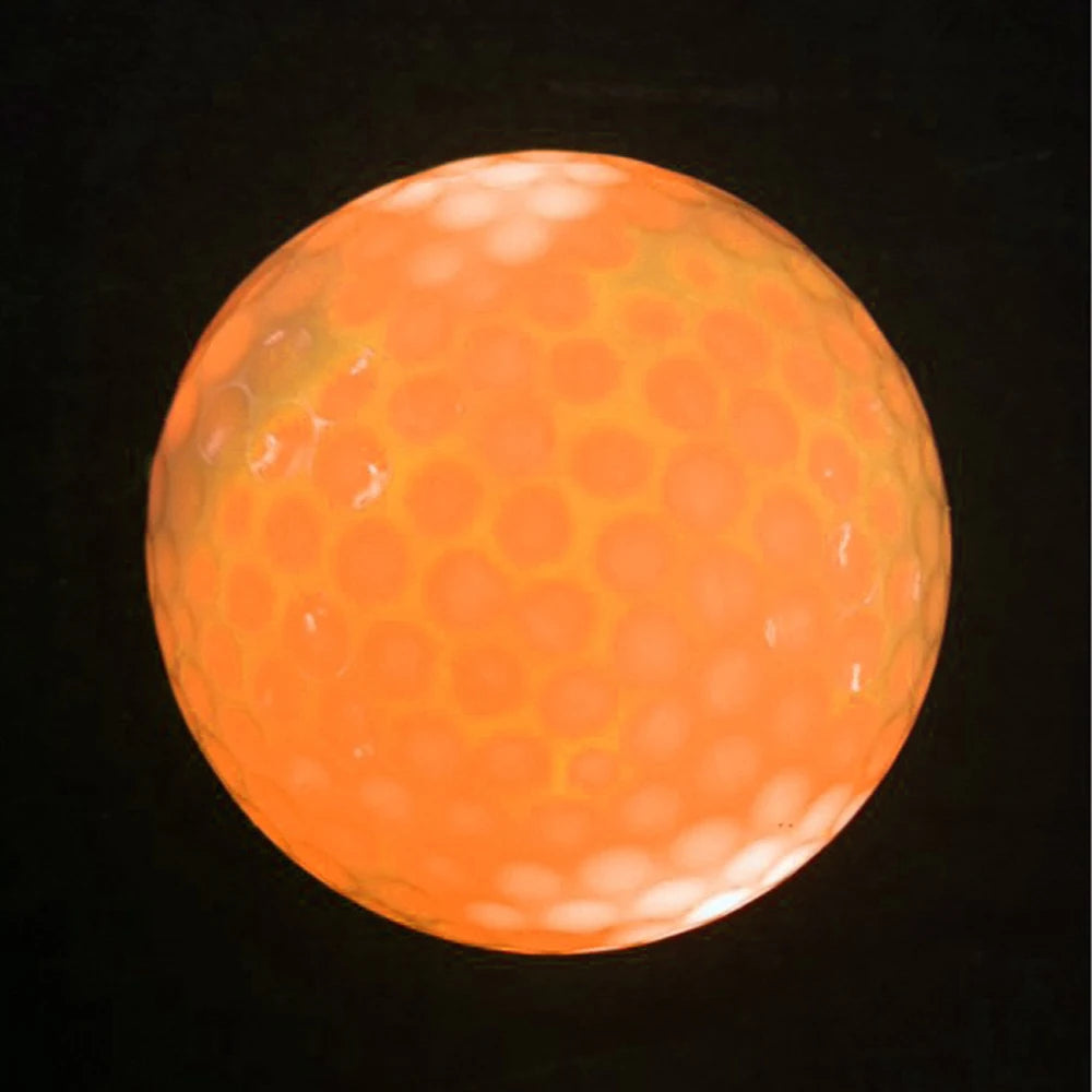 1pcs New LED Golf Ball Light up Golf Ball Night Golf Balls Luminous Golf Balls Glow Dark Golf Ball  8 Colors for Your Choice