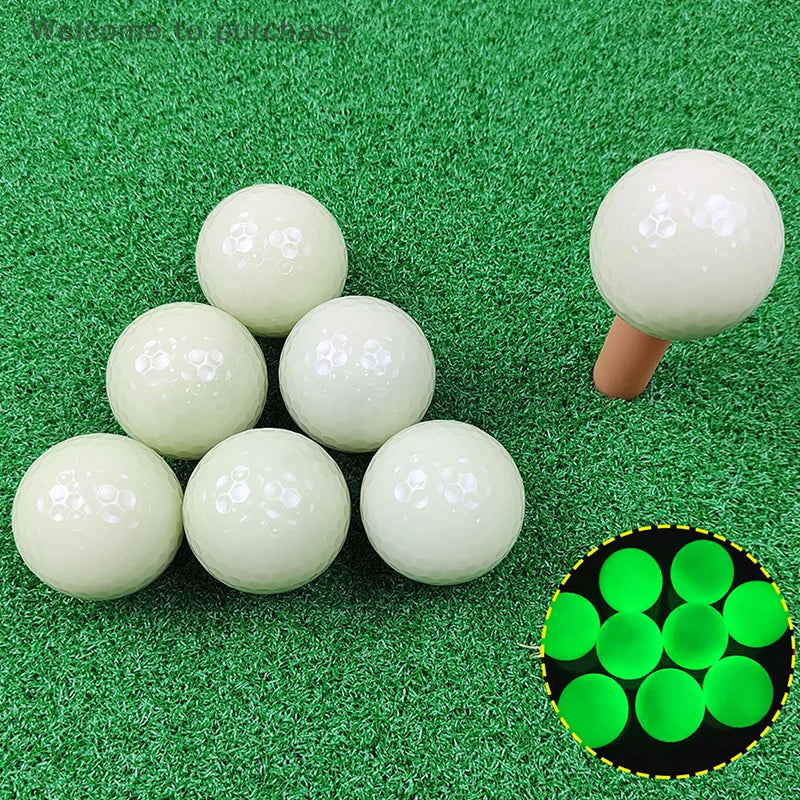 1 pcs Luminous Golf Ball Suitable For Night Sports Fluorescent Luminous Golf Ball Long-lasting Brightness