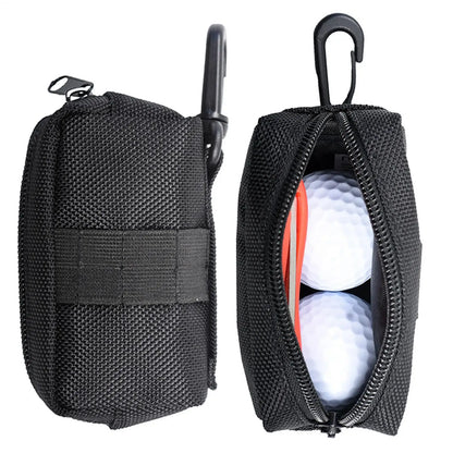 2025 Golf Ball Bag With Clip Golf Tee Holder Pouch Golf Ball Pocket Fanny Pack Lightweight Golf Ball Case Golf Accessories