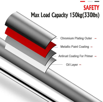 200KG Adjustable Door Horizontal Bars Chin Up Pull Up Sport Exercise Home Workout Gym Training Bar