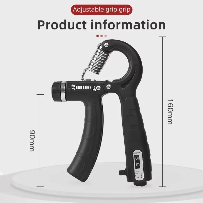 Grip Strength Trainer Forearm Strengthener Hand Squeezer Adjustable Resistance Hand Grip
