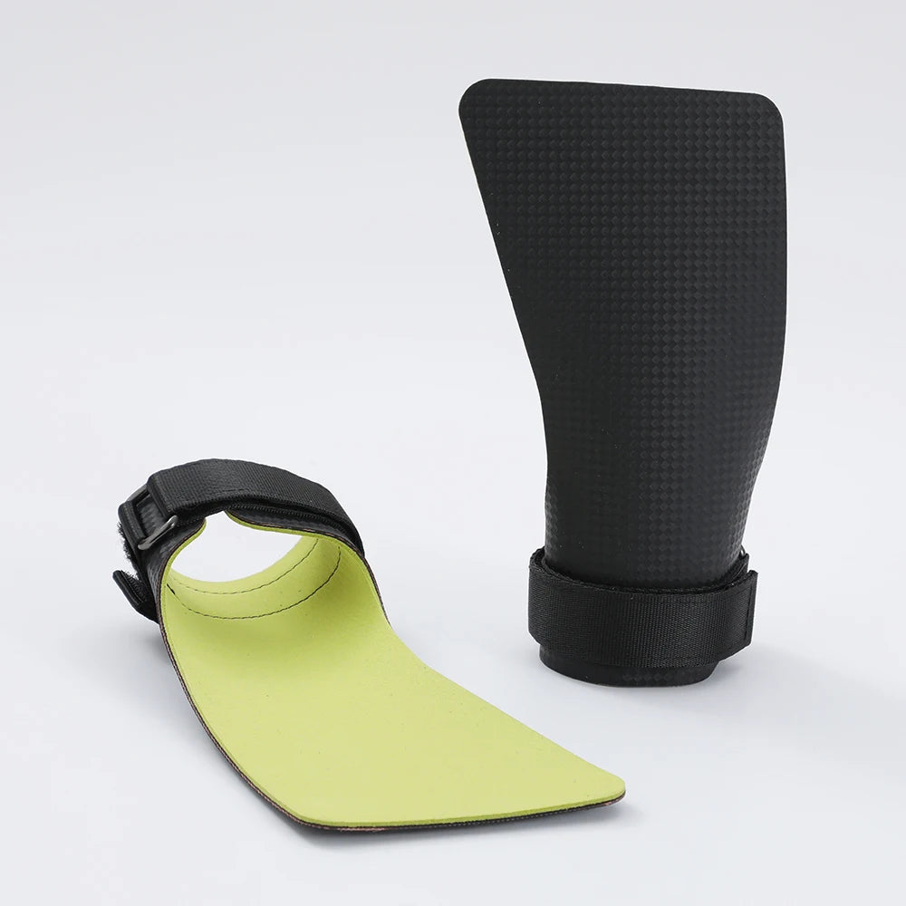 A Pair of Kevlar Rubber NO-hole Hand Grips for Crossfit Pull-ups Cross Training Gymnastics WODS, Palm Protector
