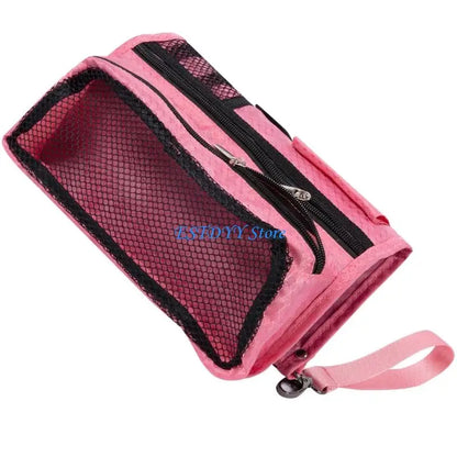 G6DE Golf Valuables Bag Golf Bag with Zipper Foldable Golf Pocket Golf Accessory Bag