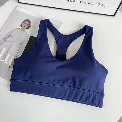 Fitness Yoga Sport Bras High Strength Beautiful Back Yoga Bra Shockproof Breathable Running Pilates Training Fitness Vest