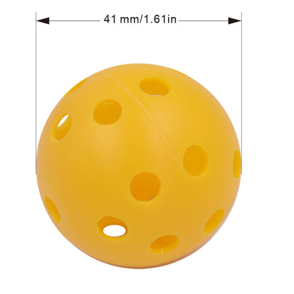 10PcsGolf Practice Balls 41mm 26 Hole Plastic Golf balls Outdoor Golf Practice Balls Golf Accessories