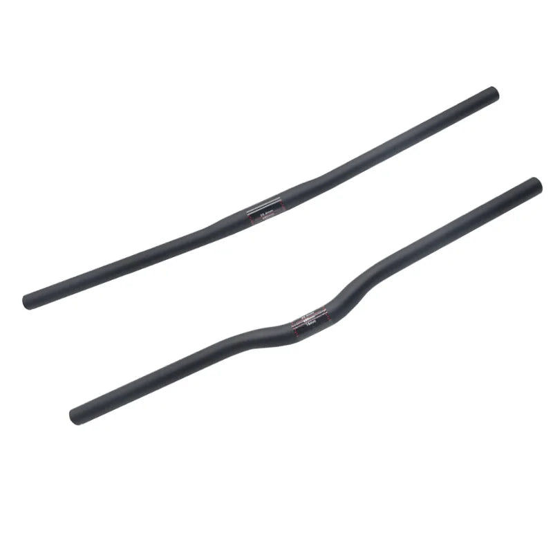 25.4 Full Carbon Handlebar Folding Bike Horizontal Handle Bar 400-700MM One-Shaped Ultralight Bicycle Straight Handlebar