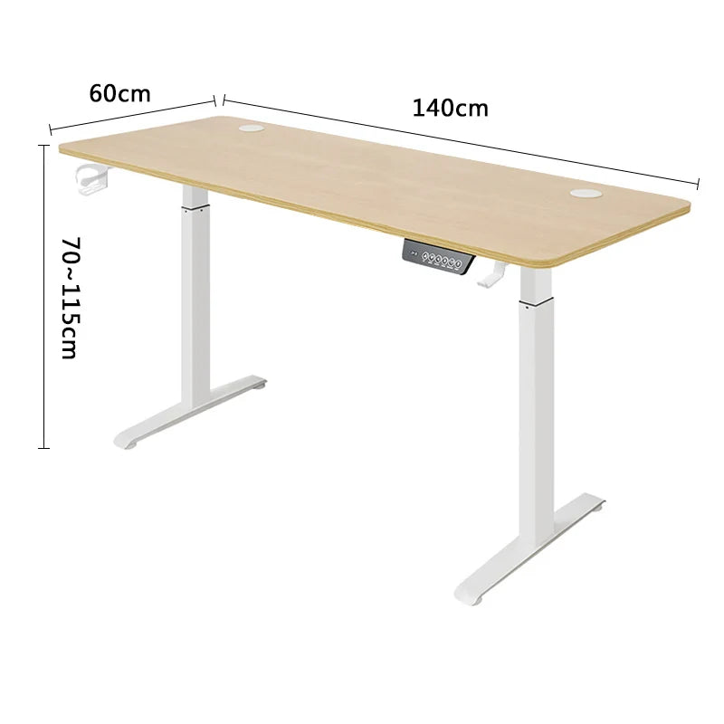 Height Adjustable Desk Motion Electric Sit Stand Up Down Computer Table Modern Lift Motorized Gaming Desktop Home Office Desks