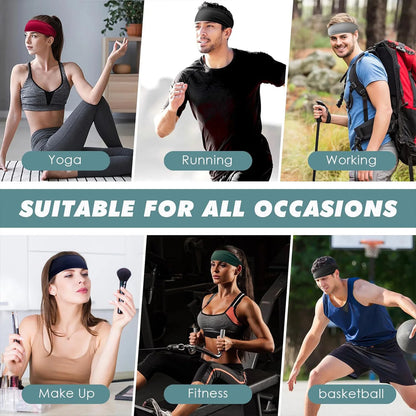 MIAO-US Sweat-Absorbent Sports Headband