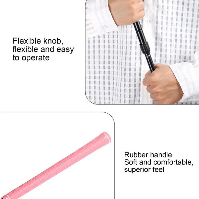 Golf Putter Clubs Right & Left Handed Golf Clubs Telescoping Adjustable Golf Grips Club For Kids Adults Golf Putter Training Aid
