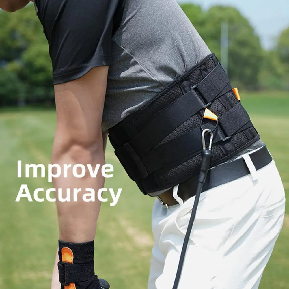 Golf Training Waist Belt & Wristband Swing Trainer