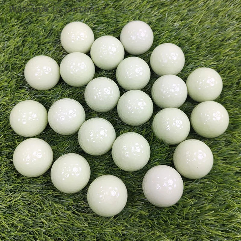 1 pcs Luminous Golf Ball Suitable For Night Sports Fluorescent Luminous Golf Ball Long-lasting Brightness