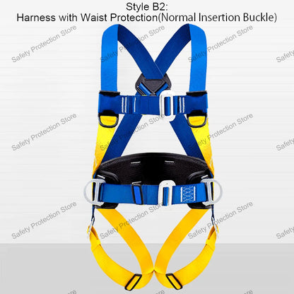 High Altitude Work Safety Harness Full Body Five-point Safety Belt  Outdoor Climbing Training Construction Protective Equipment