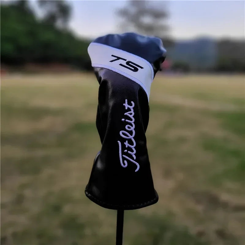 Golf Club Covers - Stylish and Versatile Wood Club PU Covers, Tactical Stitching and Universal Style