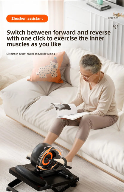 Electric bicycle household sports rehabilitation training equipment  liftable gym machine  exercise bike  running machine home