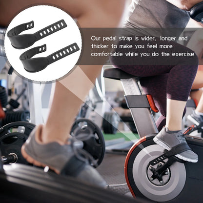 2Pcs Bike Pedal Straps Adjustable Footrest Bands Universal Cycling Parts Exercise Supplies Gym Equipment Bicycle Pedals