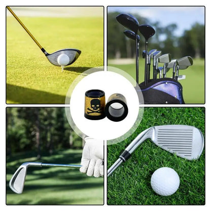 Ferrules Golf Skull Shape Golf Ferrules Fit Iron Shaft 2 Pcs Golf Club Shaft With Good Ductility Golf Ferrules Fit Iron Shaft