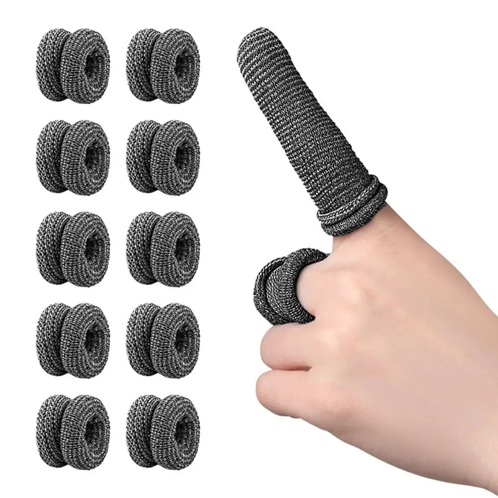 10PCS Disposable Cotton Finger Cots New Protectors Multicolor Finger Covers Breathable Non-slip Sports Safety Work