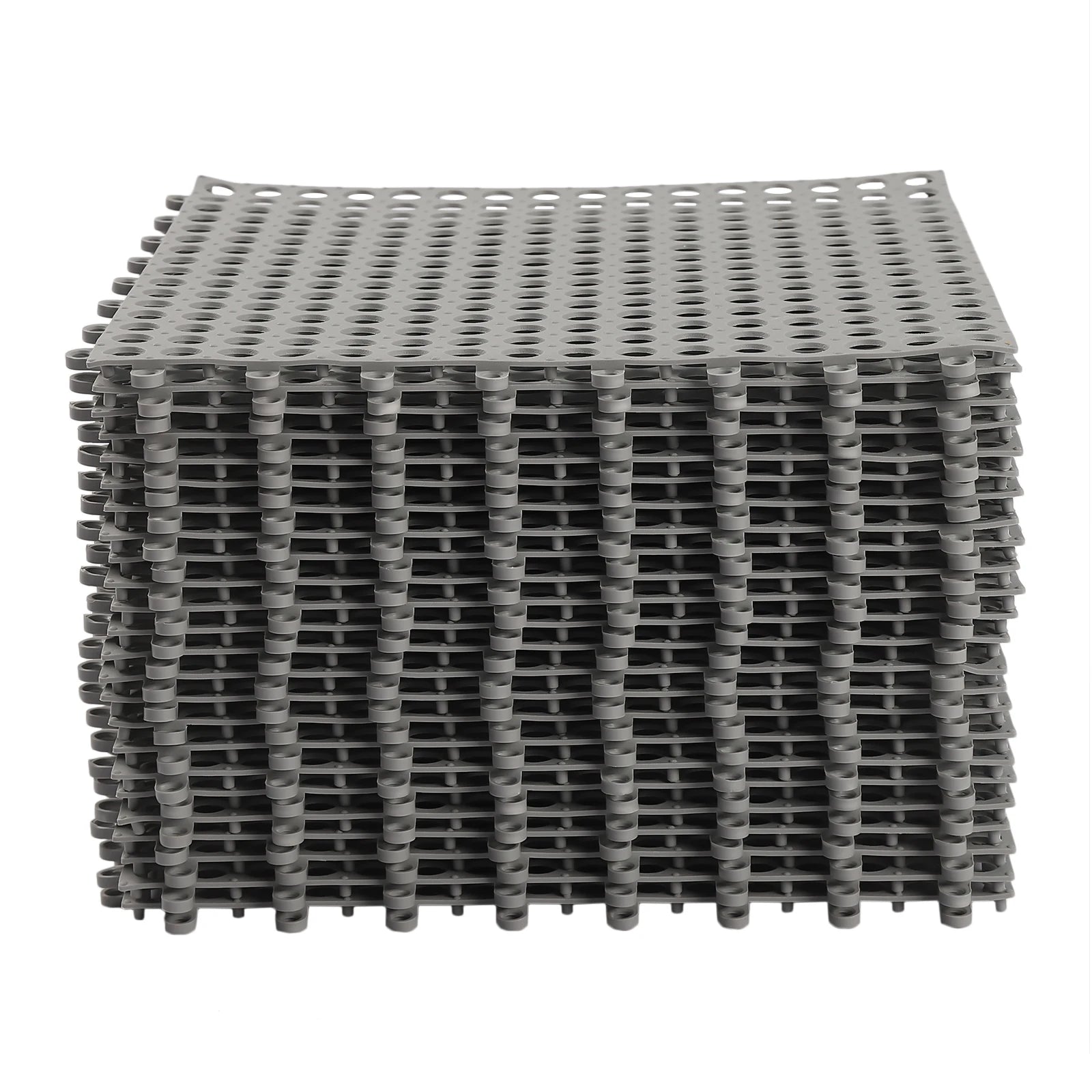 Interlocking Puzzle PVC Foam Gym Tile Floor Mats Cushion 24PCS 11.81" x 11.81" Non-Slip Pool Bathtub Floor Tiles Mats