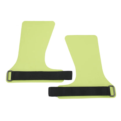 A Pair of Carbon No Finger Hole Hand Grips for Crossfit Pull Ups Cross Training Kettlebell Gymnastics Workout Palm Protector