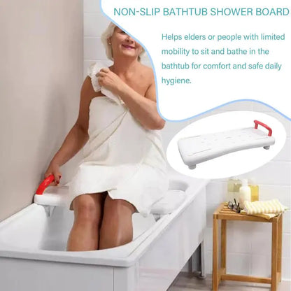 Bathtub Bench With Handle Bathtub Shower Board Seats Large Load Bearing Bathtub Shower Board For The Elderly Disabled People