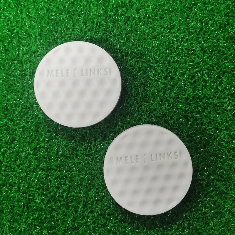 Golf Flat Ball Swing Practice Golf Balls Portable Flat Golf Balls Lightweight Golf Training Balls For Practice Indoor Outdoor