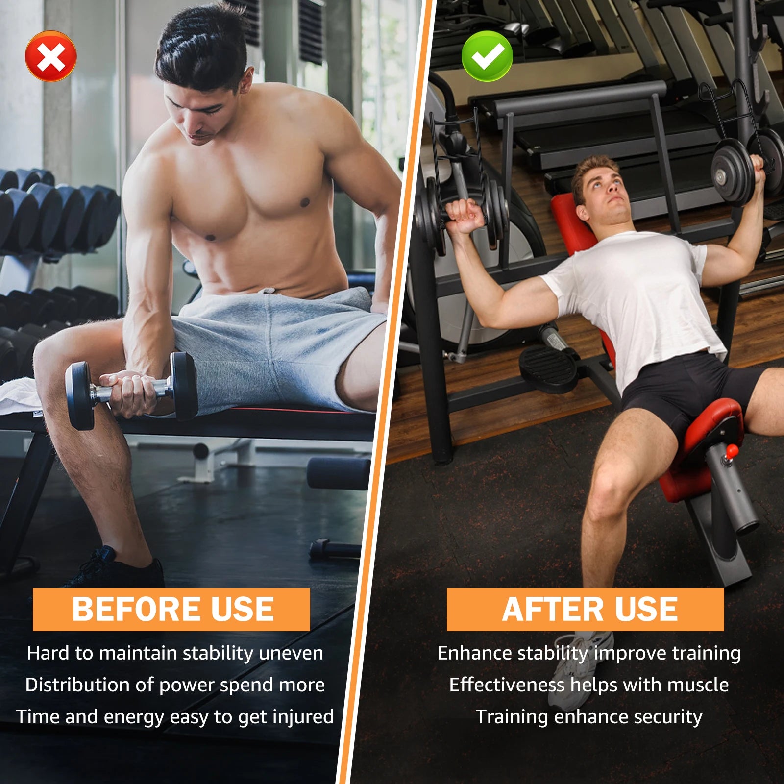 2PCS/Set Dumbbell Spotter Hooks Hold Up Hangers Heavy Power Dumbbells Rack Attachments for Dumbbell Bench Press Chest & Shoulder