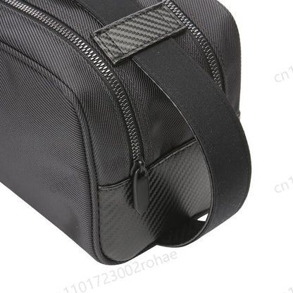 Golf Bag Handbag - Pure Black Storage Bag Sports Bag Double Layer Storage Lightweight Design