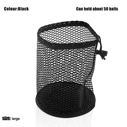 Portable Multipurpose Sports Mesh Net Bag Golf Ball Organizer Bag Drawstring Pouch Golf Sports Supplies Can hold 12/25/50 Balls