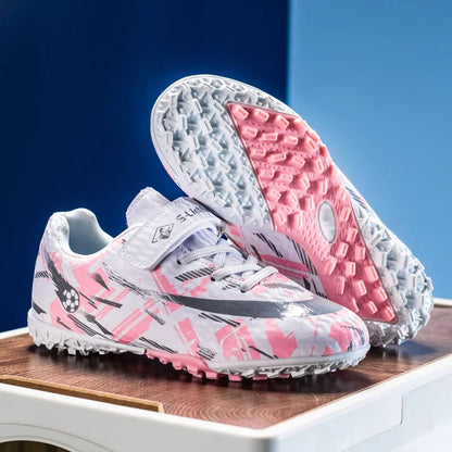 Kids Soccer Shoes Boys Outdoor Futsal Soocer Boots 28-39 FG/TF Football Boots Professional Cleats Grass Training Sport Footwear