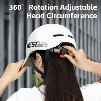 CE Certified Bicycle Helmet Road Bike Outdoor Sports Safety Electric Scooter Roller Skates Cap Cycling Equipment