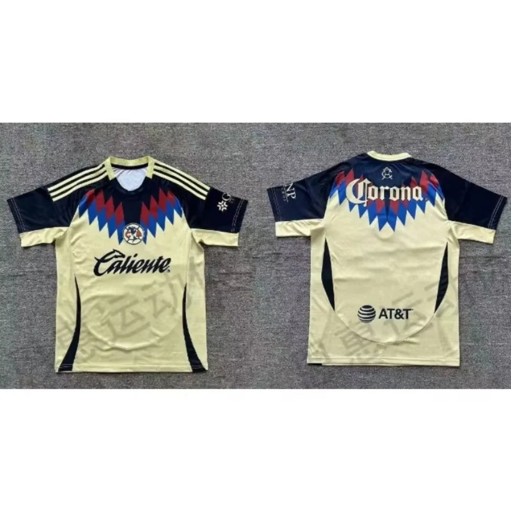 SUMMER Club America Soccer Jerseys T-shirt Vintage Sports Men Women Clothes Unisex Tee Clothing Outdoor Kids Short Sleeve Top -