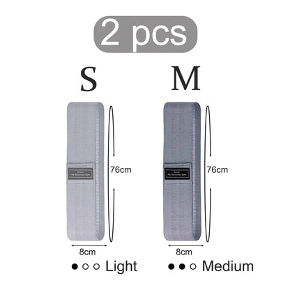 WOSWEIR Elastic Resistance Bands Set for Workout