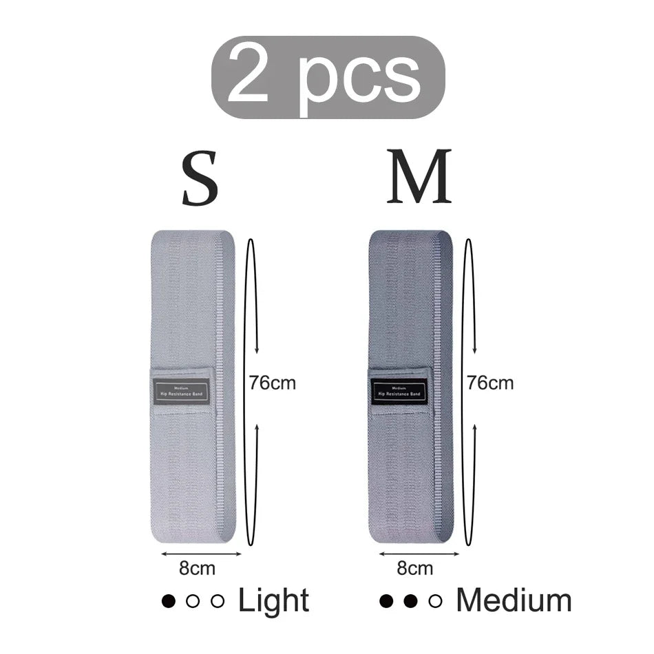 WOSWEIR Elastic Resistance Bands Set for Workout