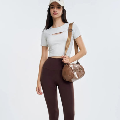 Fitness Clothing Short Sleeve Women Tight Sexy Athletic Tops Quick Drying t-shirt Yoga Clothing