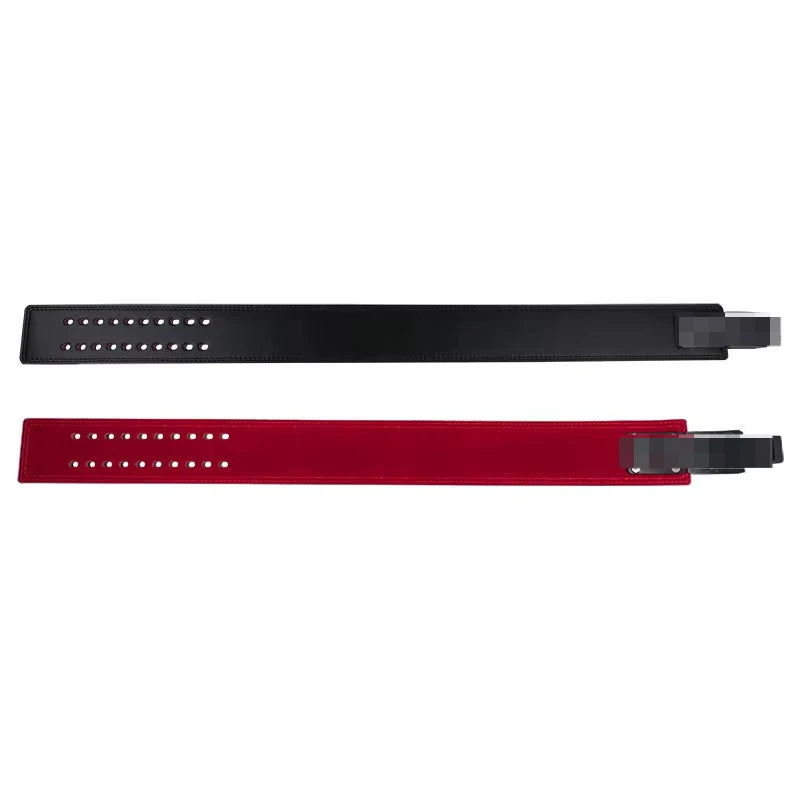 Fitness Weightlifting Cowhide Belt Squat Deadlift Waist Support Protector Belt Gym Strength Training Workout Sports Safety