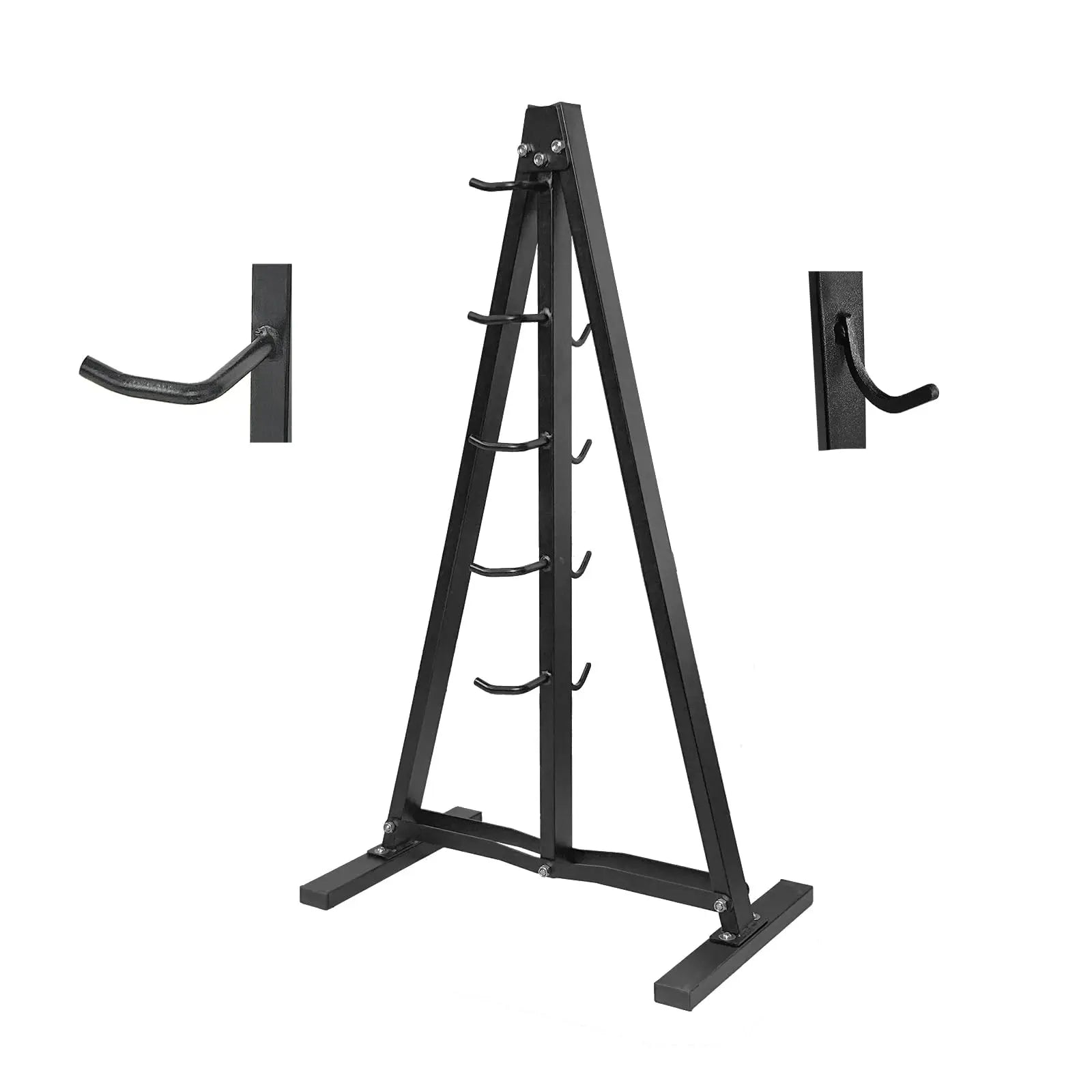 Detachable Floor/Wall Style Fitness Equipment Accessories Handle Placement Rack Gym Resistance Belt Storage Rack Space Saving