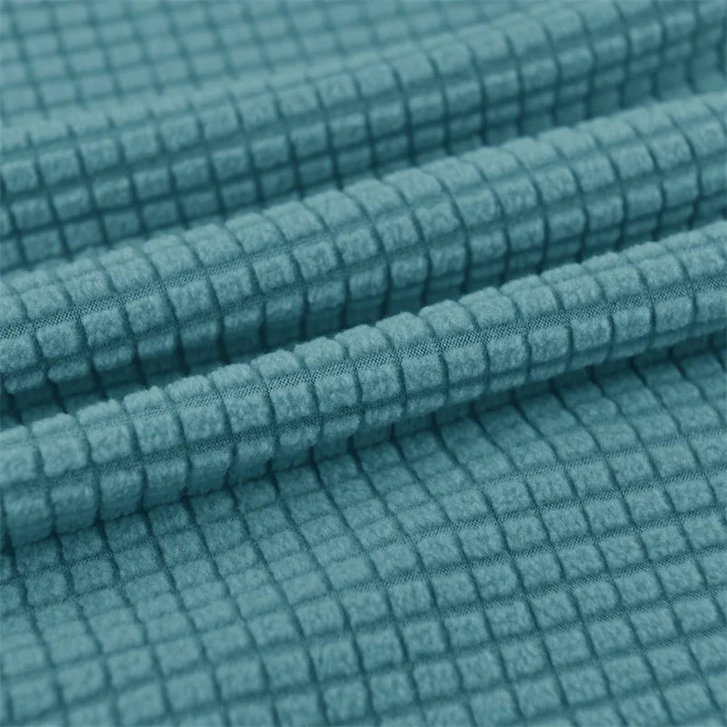 1pc Elastic Ottoman Cover Rectangle All-inclusive Stool Covers Solid Piano Bench Seat Covers Anti-dirty Removable Home Decor