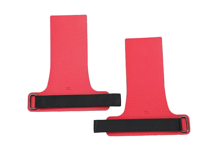 A Pair of Carbon Straight No Finger Hole Hand Grips for Crossfit Pull Ups Cross Training Gymnastics, Palm Protetor