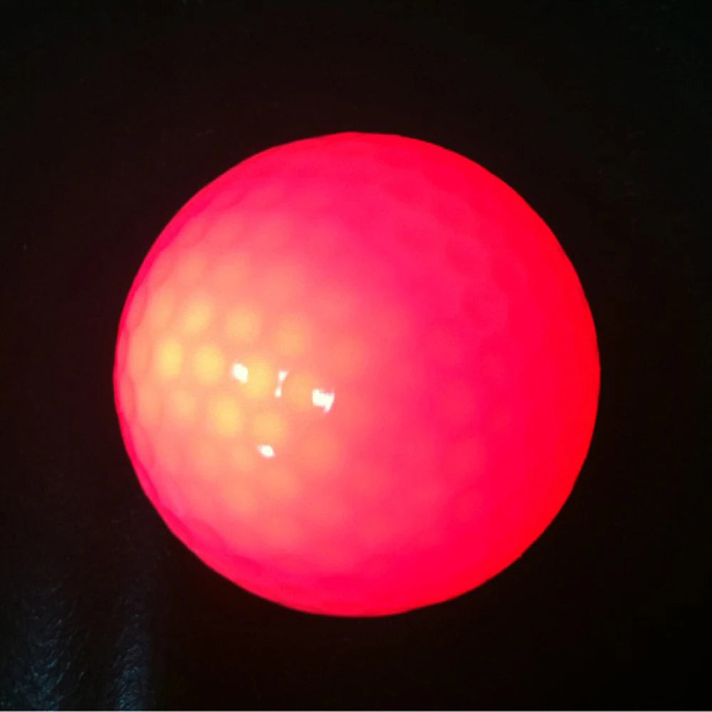 1pcs New LED Golf Ball Light up Golf Ball Night Golf Balls Luminous Golf Balls Glow Dark Golf Ball  8 Colors for Your Choice