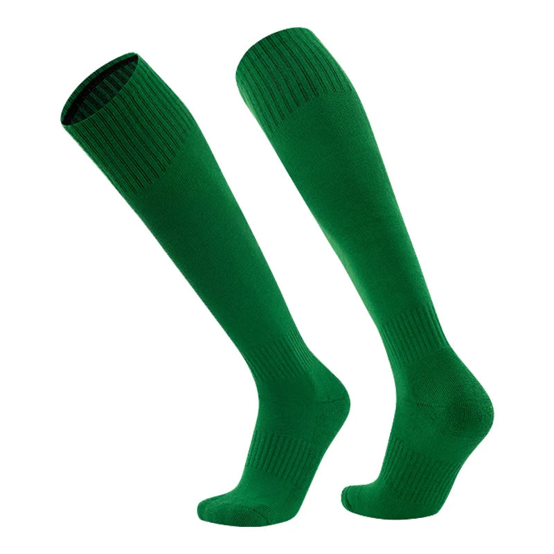 Football Accessories Black White Soccer Socks For Men Teenages Kids Over The Calf Baseball Rugby Athletic Sock