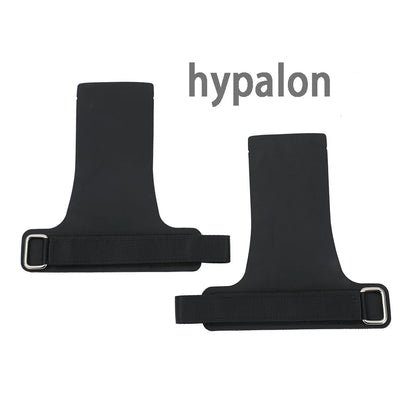 A Pair of Hypalon No-hole Hand Grips for Crossfit Pull-ups Cross Training Gymnastics WODS Weightlifting Palm Protector